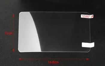 Preprečuje Praske Zaščitno folijo GPS Navigacija Nano film Screen Protector za Dodge Challenger Avto Notranja Oprema 1pcs