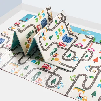 Preprogo Za Otroška Igra Mat XPE dvostranski Zložljivo Prenosno Puzzle Igra Preprogo Igrača Bebe Otroci Izobraževalne Igrače Za Otroke Dejavnosti