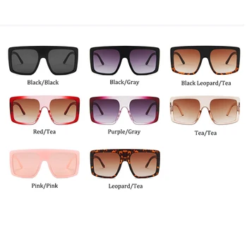 Prevelik pilotni Odtenki Ženske sončna Očala Modne blagovne Znamke Oblikovalec 2020 nov Velik Okvir Vintage Retro Očala Ženska Unisex