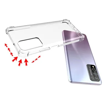 Primeru Na Čast 10 X lite 2020 Transparente Primeru+Mehko Keramično Zaščitno Steklo Huawei 10Xlite Silikonski Pokrovček Telefona Čast 10X življenje