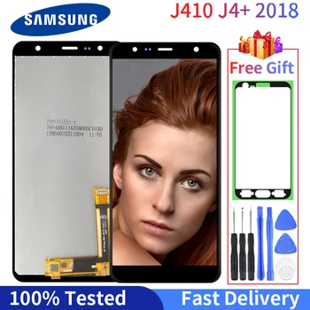 Prvotne J4+ 2018 J4 Plus Zaslon Za Samsung Galaxy J415 J415F J410 LCD-Zaslon, Zaslon na Dotik, Računalnike Skupščina Darilo