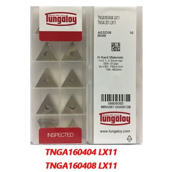 Prvotne TNGA TNGA160404 LX11 TNGA160408 Karbida Vstavljanje Rezila Mehanska Obdelava na CNC stružnici Učinkovito in trajno 160408
