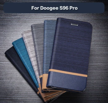 PU Usnje Denarnice Primeru Za Doogee S96 Pro Poslovni Telefon Primeru Za Doogee S96 Pro Knjige v Primeru Mehke Silikonske Zadnji Pokrovček
