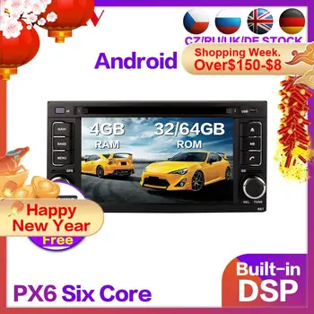 PX6 4+64 Android 9.0 avtoradio, Predvajalnik DVD-jev Multimedijski Predvajalnik Za Subaru Legacy Outback 2009-Avdio Video stereo GPS vodja enote