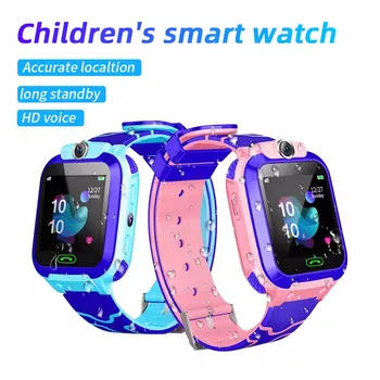 Q12B Otroci Pametno Gledati LBS Položaja 2G Kartice SIM Dail kličete Gledajo Otroci Nepremočljiva Fant Dekle Smartwatch Za Android IOS