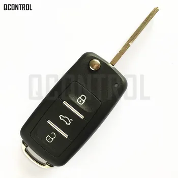 QCONTROL 3BT Daljinski Ključ za ŠKODA Auto Citigo/Fabia/Octavia/Rapid/Roomster/Odlično/Yeti z ID48 Čip 3T0837202L