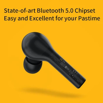 QCY T5 Brezžične Bluetooth Slušalke V5.0 Dotik za Nadzor Stereo Slušalke HD Pogovoru z 380mAh Baterije-