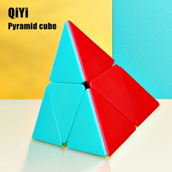 QiYi 2x2 Piramida Kocka Strokovno Čarobno Hitrost Kocke Stickerless Puzzle 2x2x2 Kocka Izobraževalne Igrače Za otroke Darilo