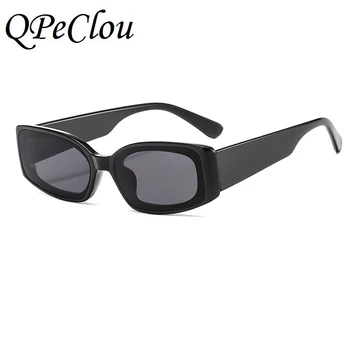 QPeClou 2020 Novo Luštna Majhna Candy Barve Sončna Očala Ženske Modni Pisane Kvadratnih Sončna Očala Moških Jasno Odtenki Oculos De Sol