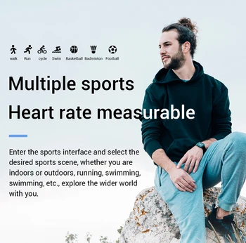 R16 Smartwatch IP68 Vodotesen Srčni utrip, Krvni Tlak Monitor Fitnes Tracker Moški Ženske Pametno Gledati Za Apple IPhone Xiaomi