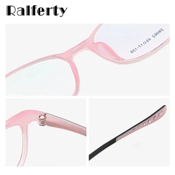 Ralferty Prilagodljiv TR90 Očala, Otroci in Modnih Rožnata Očala Za Računalnik Recept Razred Očal Okvir Brez Dioptrije K28062