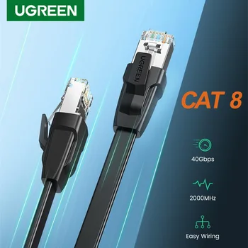 Razhroščevalne simbole Cat8 Ethernet Kabel 40Gbps Omrežni Kabel RJ45 Lan Patch Kabel za Usmerjevalnik Modem PS4 Laptop PC Mačka 8 RJ 45 Utp Kabel