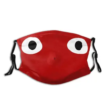 Rdeča Pikmin Non-Enkratno Usta Masko Igro Anti Meglica Dustproof zaščitni Pokrov Respirator Žarilna Maske z Filtri