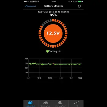 Realnem Času Akumulator Tester BM2 Baterijski Detektor 12V Bluetooth 4.0 Baterije Zaslon Diagnostično Orodje Za Android IOS Iphone