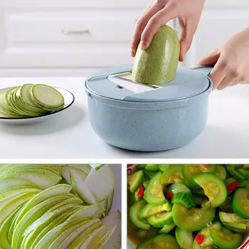 Rezalnik zelenjave 6 rezila Mandoline sadje slicer krompirja lupilnikom sir grater chopper kuhinjski pribor slicer