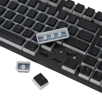 RGB 110 Keycaps ANSI Postavitev Dodaj ISO PBT Puding Dvojno Kože Mleko Strel Osvetljen Keycap Z Keycap Shranjevanje Odbor Za OEM Češnja