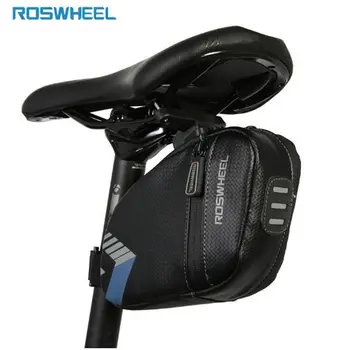 Roswheel 3 Slogi Izposoja Zadnja Sedežna Vreča za Shranjevanje Vrečk Za Kolo Rainproof MTB Cestni Kolo Okvir Rack Sepet Kolesarski Sedež Sedlo Vrečko