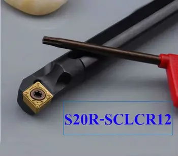 S20R-SCLCR12,notranje struženje orodje Tovarne vtičnic, lather,dolgočasno bar,cnc stroja,Tovarniško Vtičnico