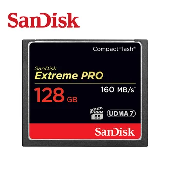 SanDisk Extreme Pro CompactFlash 32GB 64GB 128GB 256GB CF Kartica 800X VPG-20 120MB/s Za Bogato 4K in Full HD Video SDCFXS Fotoaparat