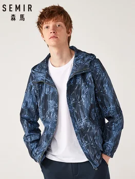 SEMIR Jakna moški 2020 pomlad novo plima blagovne znamke hip-hop hooded suknjič teen natisnjeni priložnostne moda outwear za človeka