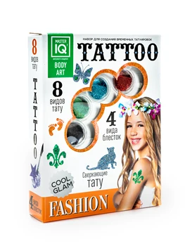 Set za začasne tetovaže master iq2 C008 art tattoo moda