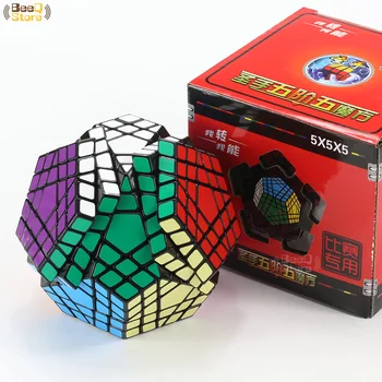 Shengshou Wumofang 5x5x5 Magic Cube Shengshou Gigaminx 5 x 5 Strokovnih Dodecahedron Twist Cube Puzzle Učenje Izobraževalne Igrače