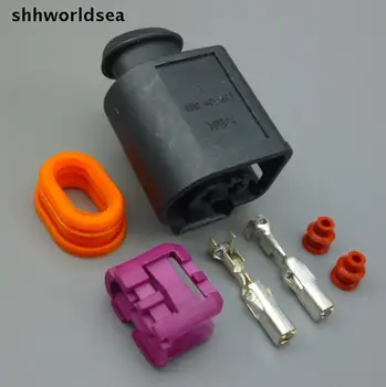 Shhworldsea 10Set 2 pin ročične gredi položaj spray šoba plug Auto goriva napajanje priključek za Meglo generator rog plug Za VW