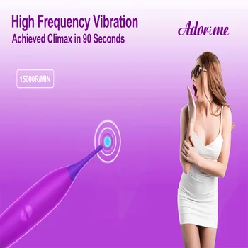 Silikonski G-spot Vibrator za Klitoris Vagine Nastavek Stimulator Orgazem Visoke frekvence Massager Za Ženske Masturbacija Adult Sex Igrače