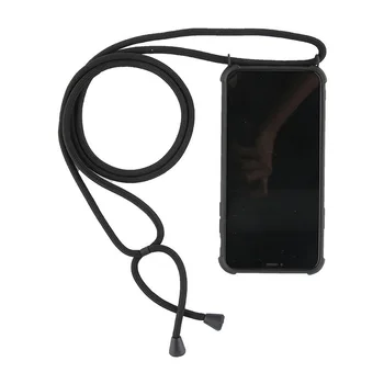 Silikonski Ogrlica Primeru Telefon Za iPhone 11 Pro XS Max XR X 7 8 6 Plus Crossbody Verige Vrvica za opaljivanje tega Primeru Zajema z Pašček Kabel Vrv