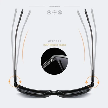 SIMPRECT Polarizirana sončna Očala Moških 2021 Kvadratnih Retro sončna Očala Proti bleščanju Voznika sončna Očala Za Moške UV400 Visoke Kakovosti Oculos
