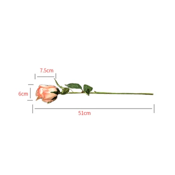 Simulacija Rose Mehke Gume Materiala Domov Šopek Dnevna Soba Cvetlični Aranžma Letnik Roza Restavracija Tabela Dekoracijo