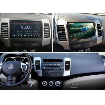 Sinosmart 8 Jedro,DSP 48EQ Avto GPS Navigacija Radio za Mitsubishi Outlander 2008-2019 2din 2.5 d IPS