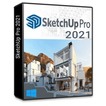 SketchUp Strokovno 2021 Polno Različico 3D-Modela CAD - Windows / Mac