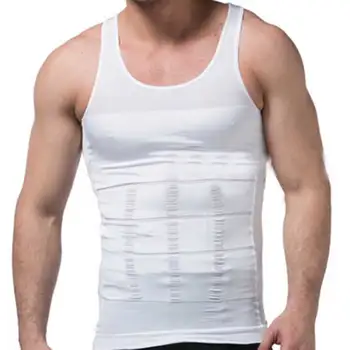 Slim N Dvigalo šport brezrokavnik moški oblikovalec majice telo oblikovalec tank top hujšanje brivnik majica za telo, trebuh šport pasu mišice trener
