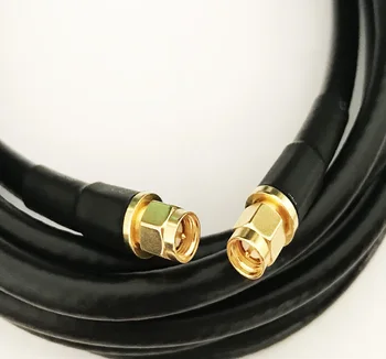 SMA moški-SMA moški konektor 5D-FB 50-5 Koaksialni Kabel RF Adapter Kabel 50Ohm 1/2/3m, 5m in 10m 15m