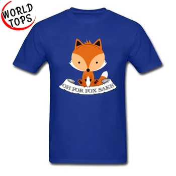 Smešno Fant T Shirt Srčkan Fox aprila NOREC DAN Bombažne Tkanine Moških Vrhovi 2018 Nove Modne Kratek Rokav T Shirt Oh Za Fox, Zaradi