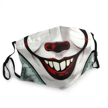 Smešno, Noro Klovn Masko Moških Anti Meglica Halloween Zlo Grimace Masko Za Zaščito Respirator Stroj Usta Žarilna