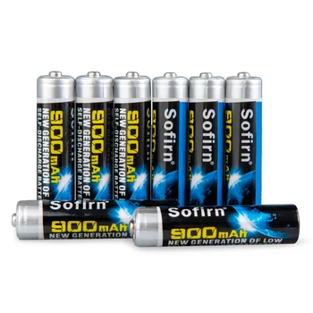 Sofirn 8 kos AAA Baterije 900mah Ni-MH 1,2 v 3A Polnilne Baterije 1,2 V Nizko praznijo, NiMh Akumulatorska Baterija Za Camer