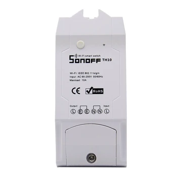 Sonoff TH 10A/16A wifi Smart Stikalo Krmilnika s senzorjem Temperature In Nepremočljiva Vlažnost Spremljanje avtomatizacijo doma