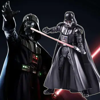 Star Wars:The Force Prebudi Darth Vader Anime Slika Visoke Kakovosti PVC Toy Model Premično Changable Lutka Najboljše Darilo za Otroke