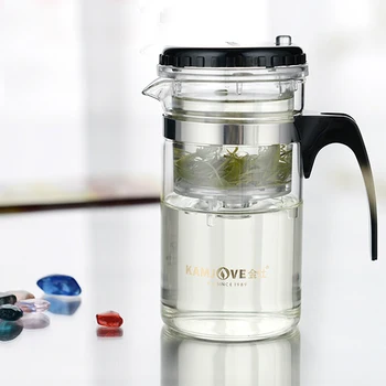 Stekla Čajnik Čajnik Koristno 200 ml Infuser Uporabite za Nerjavno Pot Domov Domov Čaj Čaj Kuhanje z z