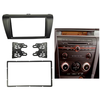 Stereo Plošča za Mazda 3 Axela Double Din Radio Fascijo Uspela Armaturno ploščo za Namestitev Trim Komplet za Okvir
