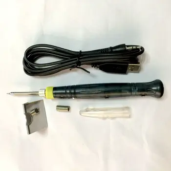 Strokovno USB lemilo 5V 8W Portable Power Električna USB lemilo Orodja SMD DIY Varjenje Toplotno Pištolo LED Indikator