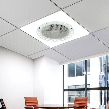 Stropni ventilator lučka za daljinsko upravljanje sodobne stropu vgrajeni integrated Office project stropni ventilator lučka poslovnih razsvetljavo