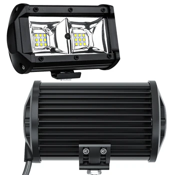 Super Svetla LED Avto Delo Svetlobe, Luči za Meglo Spredaj 5 Palčni 18 Luči 48W Off-road Vozilo, 4*4wd Motocikel Pomožna Lučka