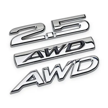 Svetlo Srebrna Avto Simbol za 2.0 2.5 logotip Premik Značko Decal za Mazda 323 626 hitrost protege cx9 cx7 cx5 mx3 Auto Styling