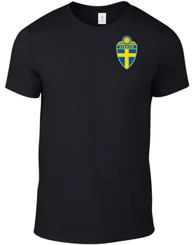 T-Shirt Modni Moški Klasični Vrhovi Tee Srajce na Švedskem Leta 2019, za Moške Nogometaš Legenda Soccers T Majica Vratu Tshirt
