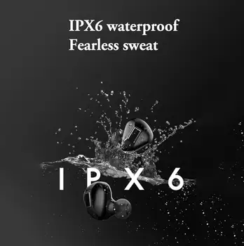 T60 Brezžične Slušalke Bluetooth V5.0 IPX6 Nepremočljiva 2600mAh LED Digitalni Zaslon za Šport Slušalke HD Stereo Zvok za IOS Android