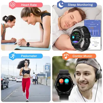 TagoBee Q86 1.3 Palčni Full Zaslon na Dotik Pametno Gledati Fitnes Dejavnosti Sledilci, Srčni utrip IP68 Vodotesen Smartwatch Android, iOS