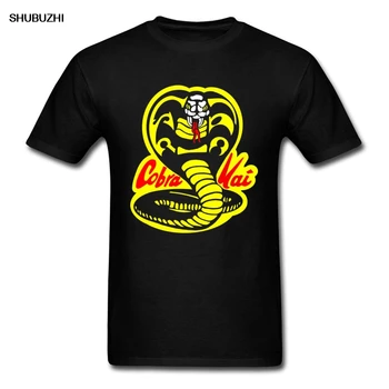 Tajski Strupenjača Cobra Kai T Shirt Čistega Bombaža Crewneck Priložnostne Vrhovi & Tees Smešno T-Shirt Bombažne Tkanine, Modna Oblačila